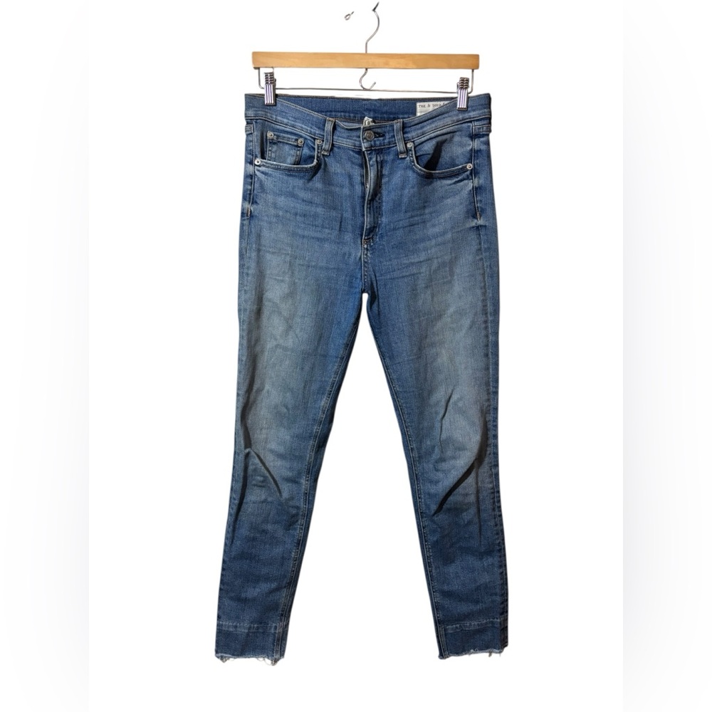 RAG & BONE | denim blue jeans 31 high rise ankle skinny - Picture 1 of 5